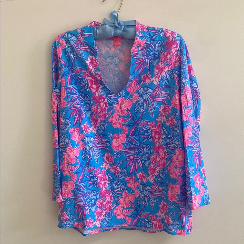 Lilly Pulitzer Luna Bay Tunic Size Small